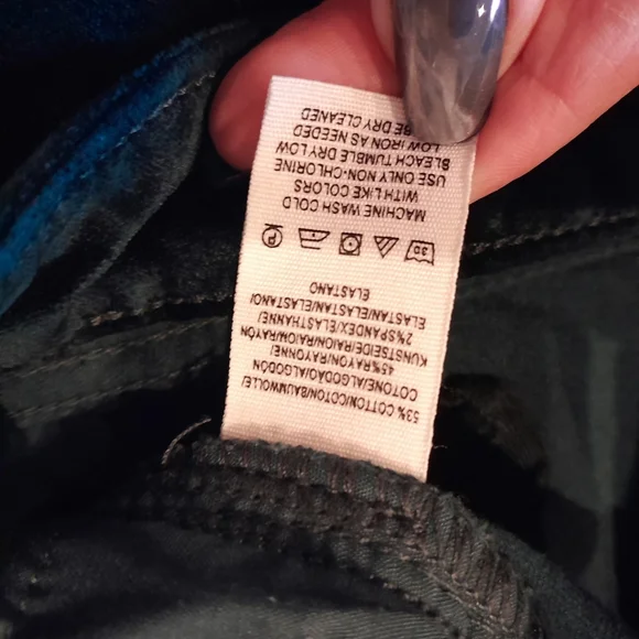 We The Free Gem Teal Velvet Velour High-waisted Skinny Jeans - Picture 5 of 5